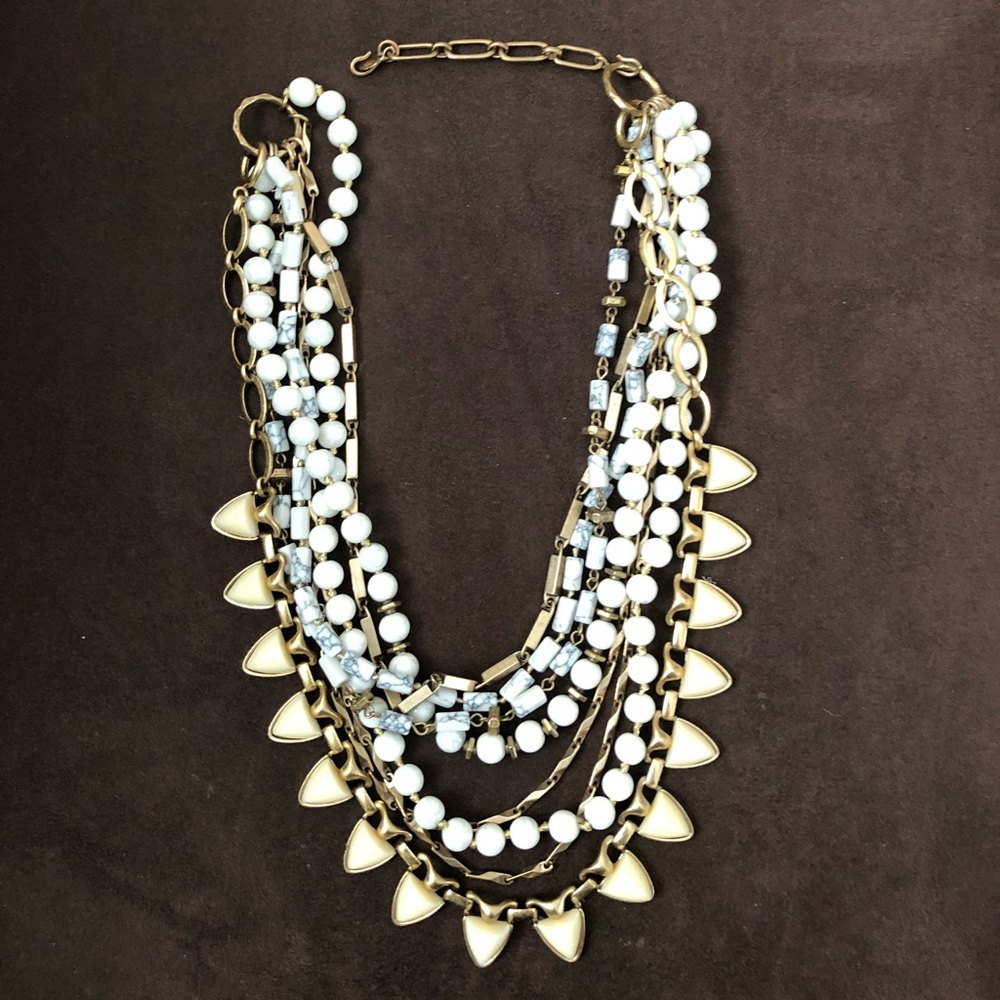 White Sutton Necklace